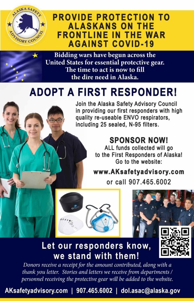 Adopt a First Responder Campaign to supply Envo masks to first responders.